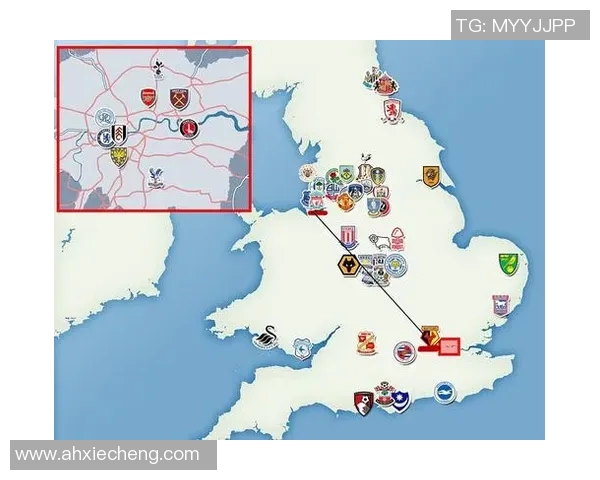 英超球队位置分布地图及各地区球队竞争力对比 英超球队位置分布地图及各地区球队竞争力对比